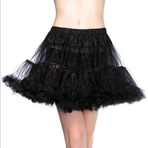 Black Petticoat Skirt